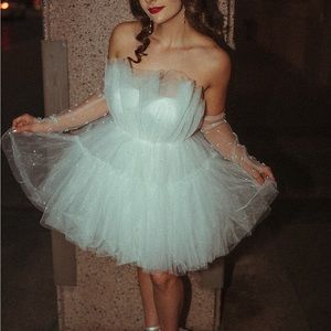 Untamed Petals | Arlington Pearl Mini Dress | Small